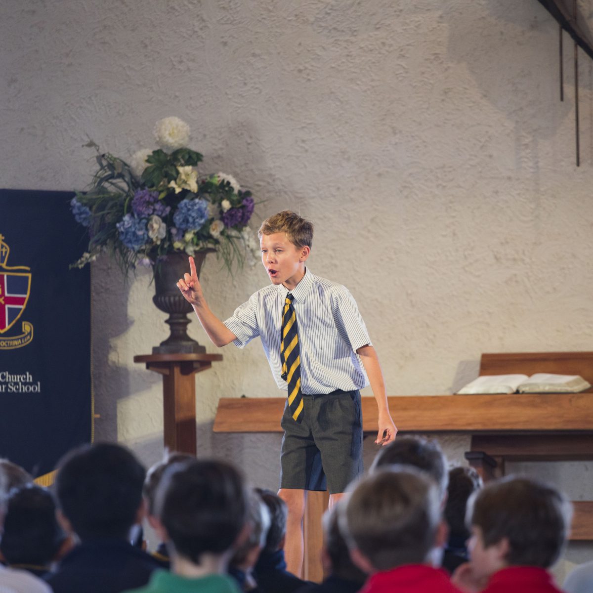 Year 6 boys showcase their public speaking skills - CCGS Christ Church ...
