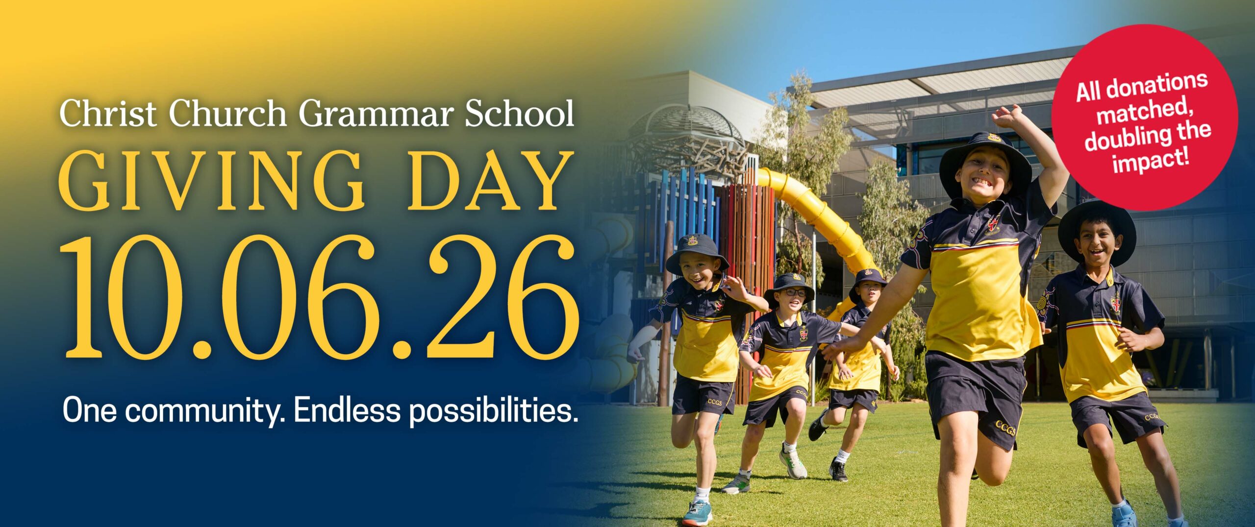 Giving Day for 2026 is on Wednesday 10 June.